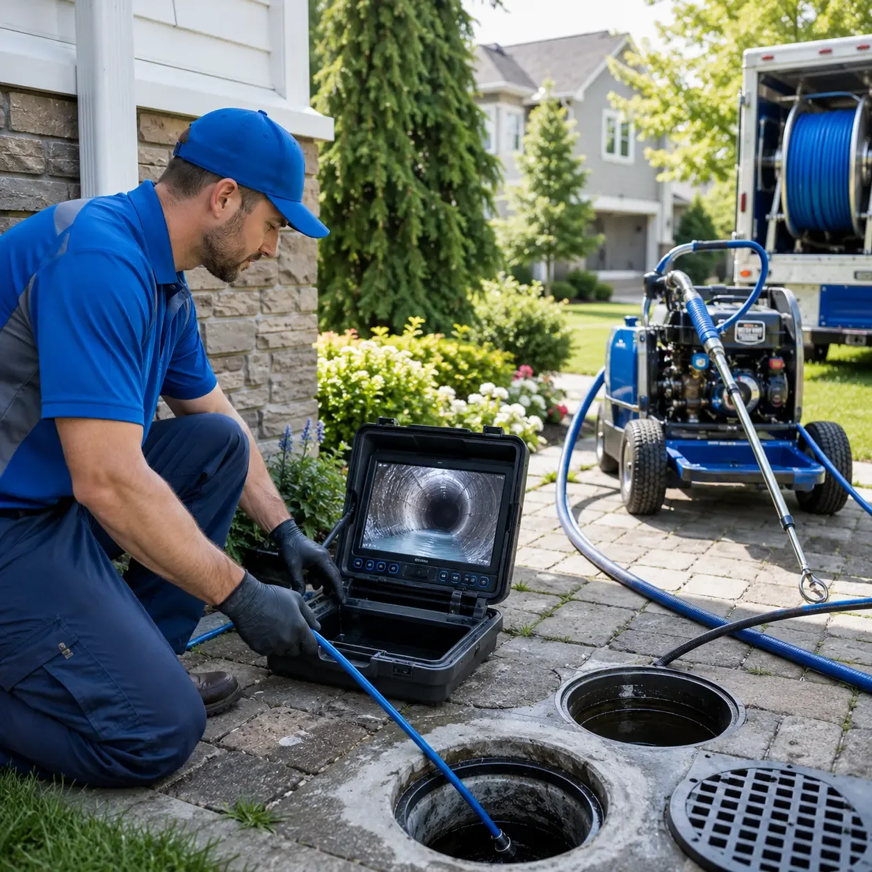 Outdoor drain cleaning professionals serving Hydro, OK